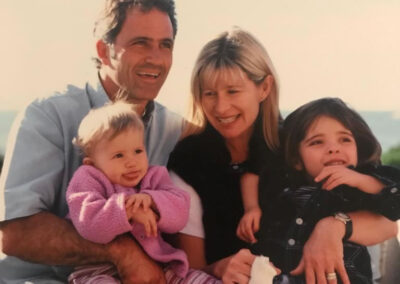Tony and Suzy with daughters Gabriella and Sabrina