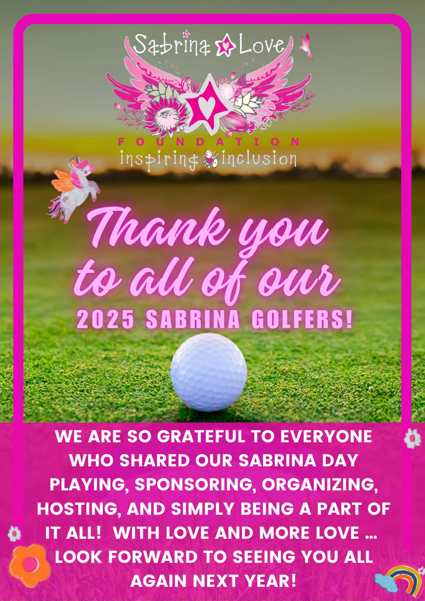 Thank You GOLF DAY 2025